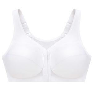 Front Fastening Posture Bra Review In White