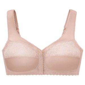 Glamorise Soft Cup Front Fastening Bra Review in skintone