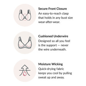Elegance Wonderwire Bra Features