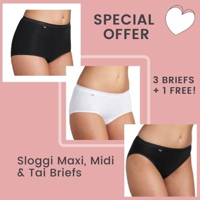 Sloggi Briefs 3+1 Pack Offer - Everyday 